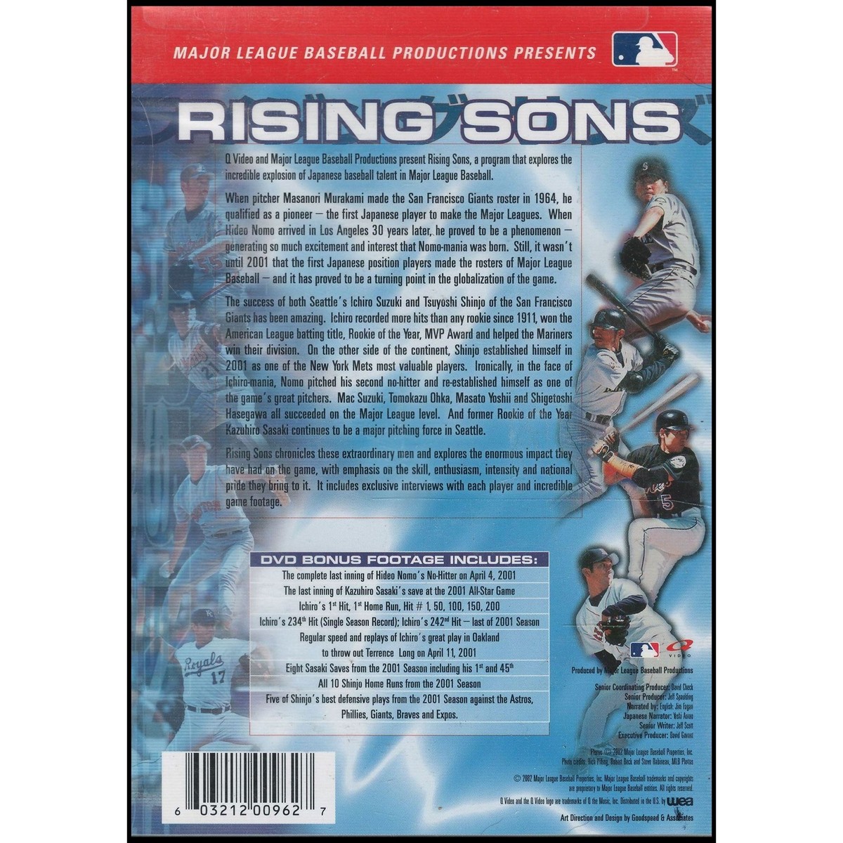 Major League Baseball - Rising Sons by Ichiro Suzuki (NEW SEALED