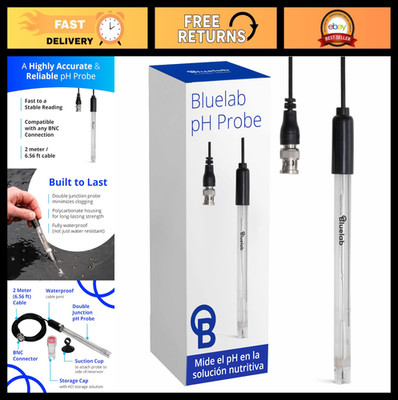 pH Probe Replacement Electrode for Water Meter & Monitor, Easy Calibration Tool