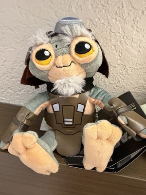 2026 Disney Parks Star Wars Droidsmith Anzellan Babu Frik Shoulder Pal Plush
