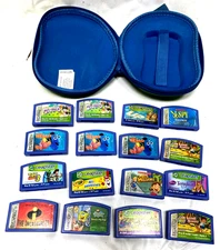 HARD TO FIND 16 Leap Frog Leapster Learning Cartridges Used Lot Bundle 16 Games