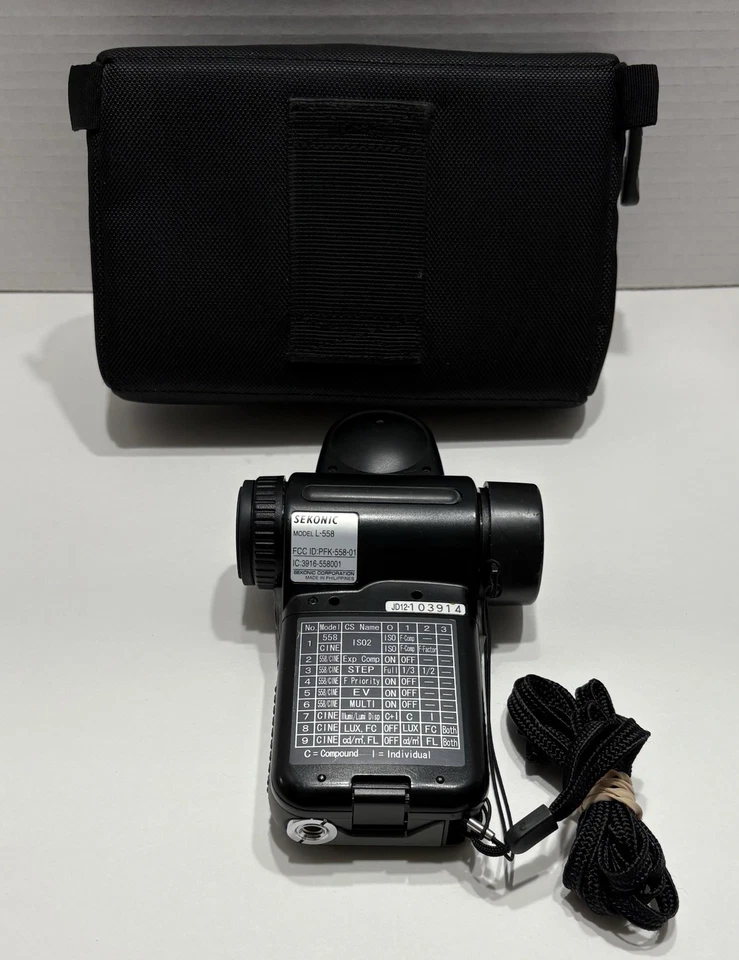 Sekonic L-558 L558 双主数字光表 - 状况完好 带盒和盖 — 第 2/4 张图片