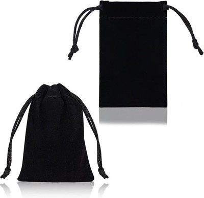 Velvet Cloth Jewelry Bags, Small Drawstring Pouches, 3X4 Inch, 50