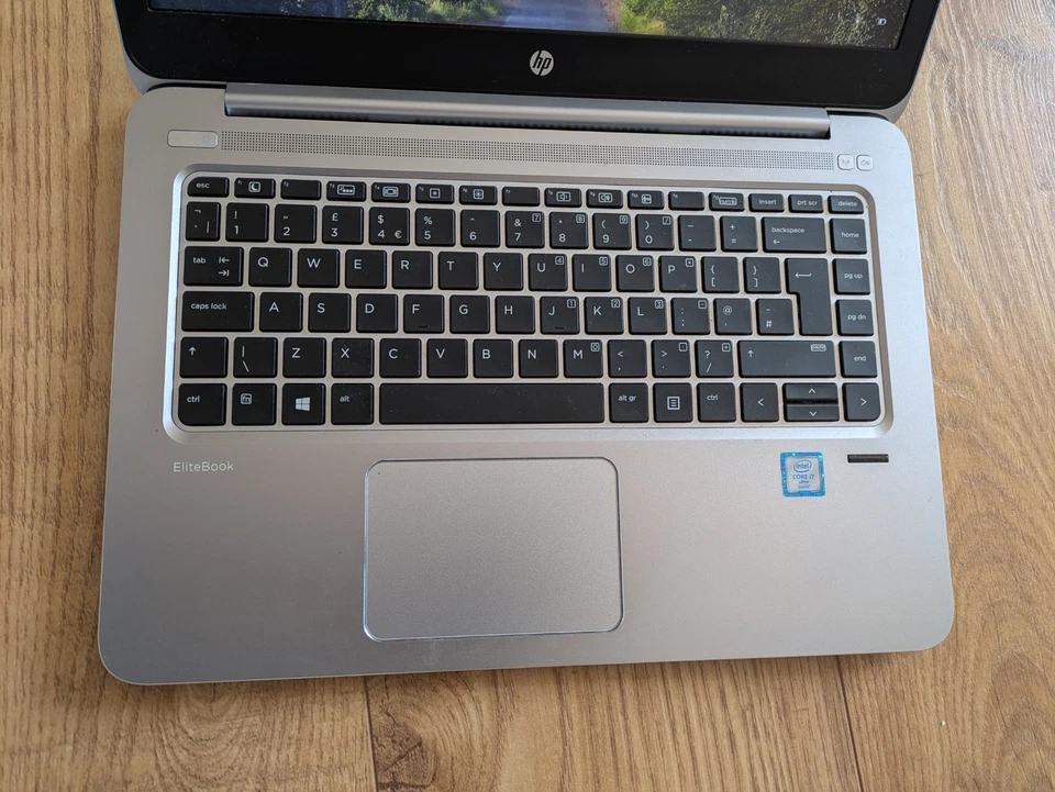 HP Elitebook Folio 1040 G3 Core i7 6600U 2.81GHz 8GB RAM 256GB 14.1" Laptop 003 - Image 3 of 4