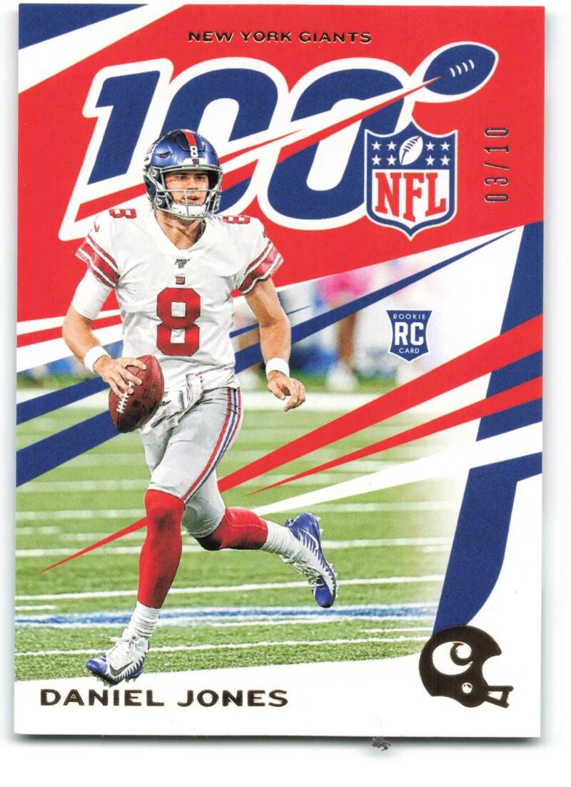 Daniel Jones Panini Chronicles NFL 100 #68 Gold