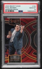 2024 Select WWE Premier Level Maroon Prizm 57/149 Paul Bearer PSA 10 GEM MT 3hd
