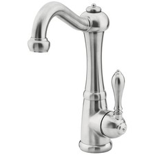 Stainless Steel Bar Prep Kitchen Faucet for Modern Home Design