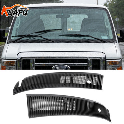 Front Wiper Cowl Panel Grille Set For Ford E-Series 1992-2024 #8C2Z15022A68AA