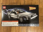 LEGO #10300 BACK TO THE FUTURE Time Machine DeLorean & 2 MINIFIGURES NEW SEALED