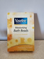 Vaseline Intensive Care Moisturizing Bath Beads Chamomile Peaceful Orchard 24 OZ