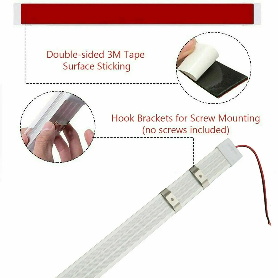 4X 12V 108LED RV Ceiling Dome Light LED Interior Lighting for Trailer Camper - Image 4 of 4