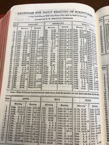 Vintage genuine Leather Bible KJV Concordance Red Letter Edition World Pub - Picture 16 of 16
