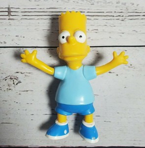 Vintage 1990 BART SIMPSON Bendable Action Figure Figurine by Jesco The Simpsons | eBay