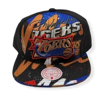 Mitchell & Ness Philadelphia 76ers Hyper Loops DNA HWC Adjustable Snapback Hat