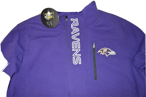 NFL TEAM APPAREL BALTIMORE RAVENS GIII 3 LAYER SOFT SHELL JACKET SIZE M-NWT - Picture 2 of 7