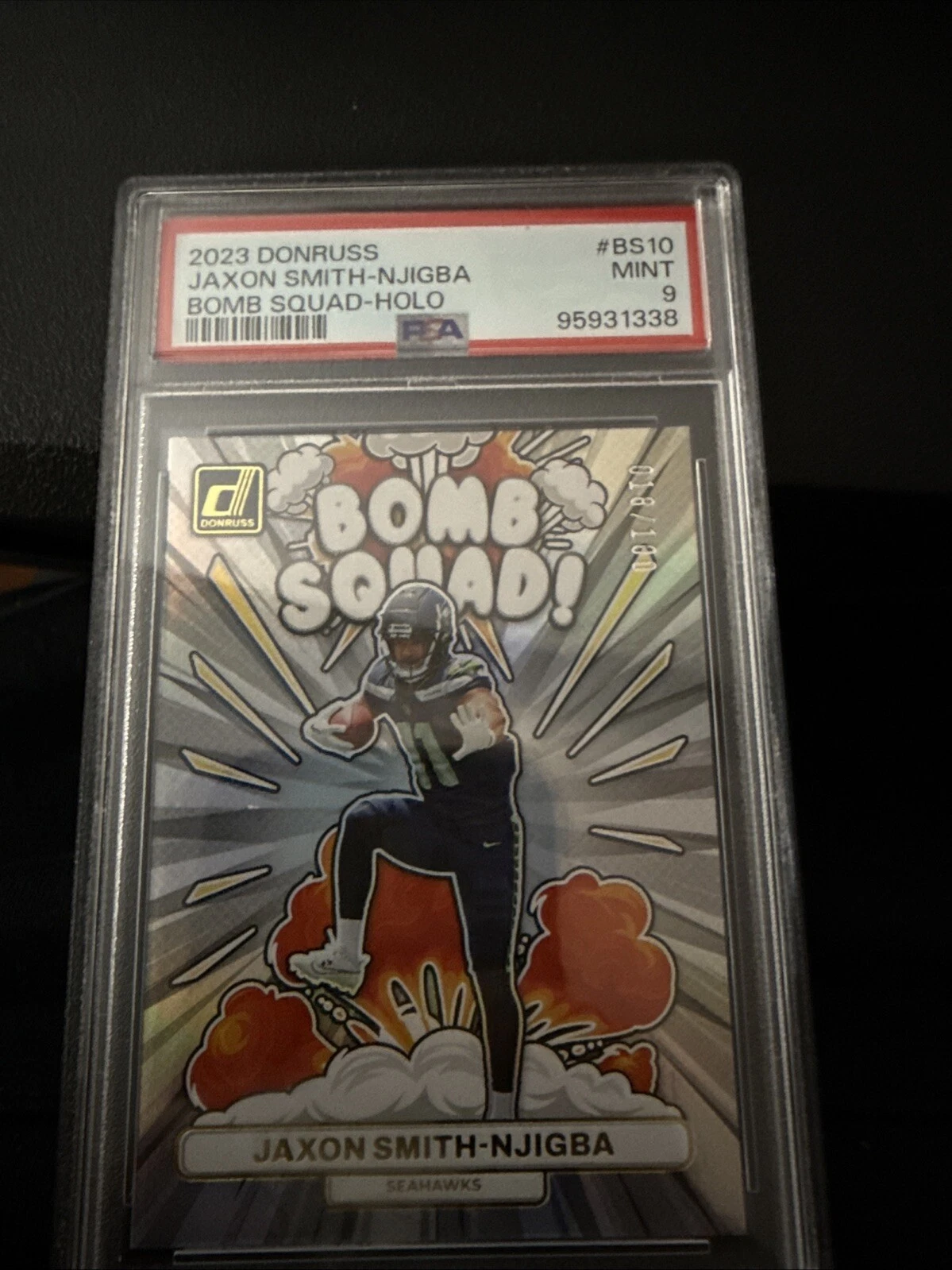 Jaxon Smith-Njigba Panini Donruss Bomb Squad #BS10 Holo