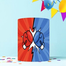 BOXING RED vs BLUE WRAP AROUND EDIBLE CAKE TOPPER ICING SHEET DECORATION GWP-37