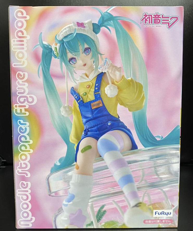 Japan Authentic Hatsune Miku Lollipop Noodle Stopper Figure | eBay