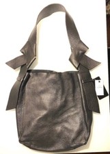 Borsa ZARA in pelle nero con dettagli sulle tracolle - Nuovo