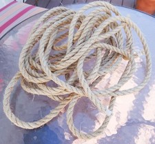 Twisted Manila Rope 3/4 in x 40 ft Jute Rope Natural Hemp Rope for Crafting