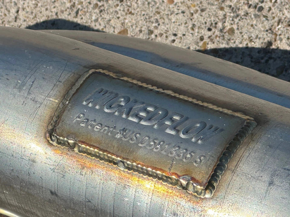 KM250 - WickedFlow Kamikaze Muffler 2.5" Inlet/Outlet - DIRECTIONAL - Image 3 of 4