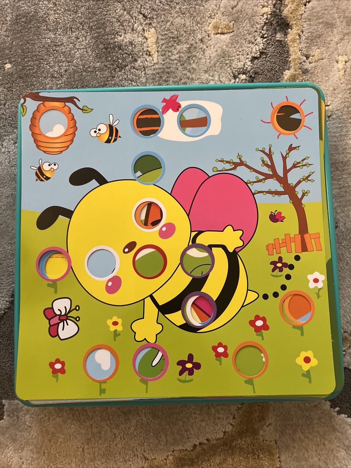 Button Art Toy For Toddler,Early Learning, Educational Mosai