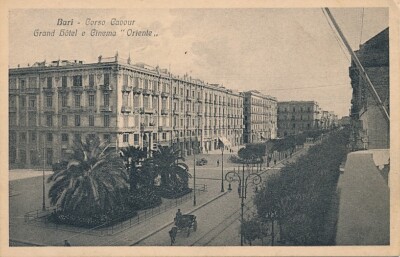 Puglia Landscape Postcard Bari Corso Cavour and Cinema Oriente Untraveled