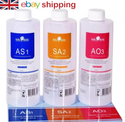 MYCHWAY Aqua Hydra Machine Peeling Solution Facial Serum AS1 / SA2 / AO3 Set of 3