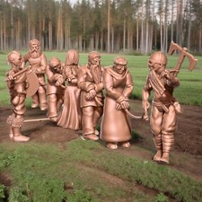 Medieval Captives/Slaves: 28mm Wargame  Diorama Miniatures