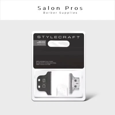 GAMMA+ | STYLECRAFT Stylecraft Trimmer Blade with DLC Fixed Blade & Steel Deep Tooth Cutter SCAHRBD