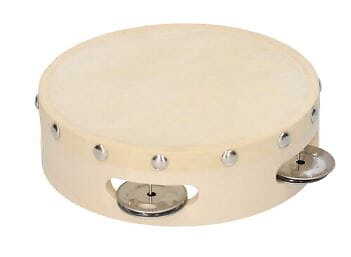 GRV TE-64H Tambourine With Head 6'' (4 Jingles)