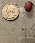 RHODONITE TIE TACK OR PIN  - Silver Plated Setting — photo 9