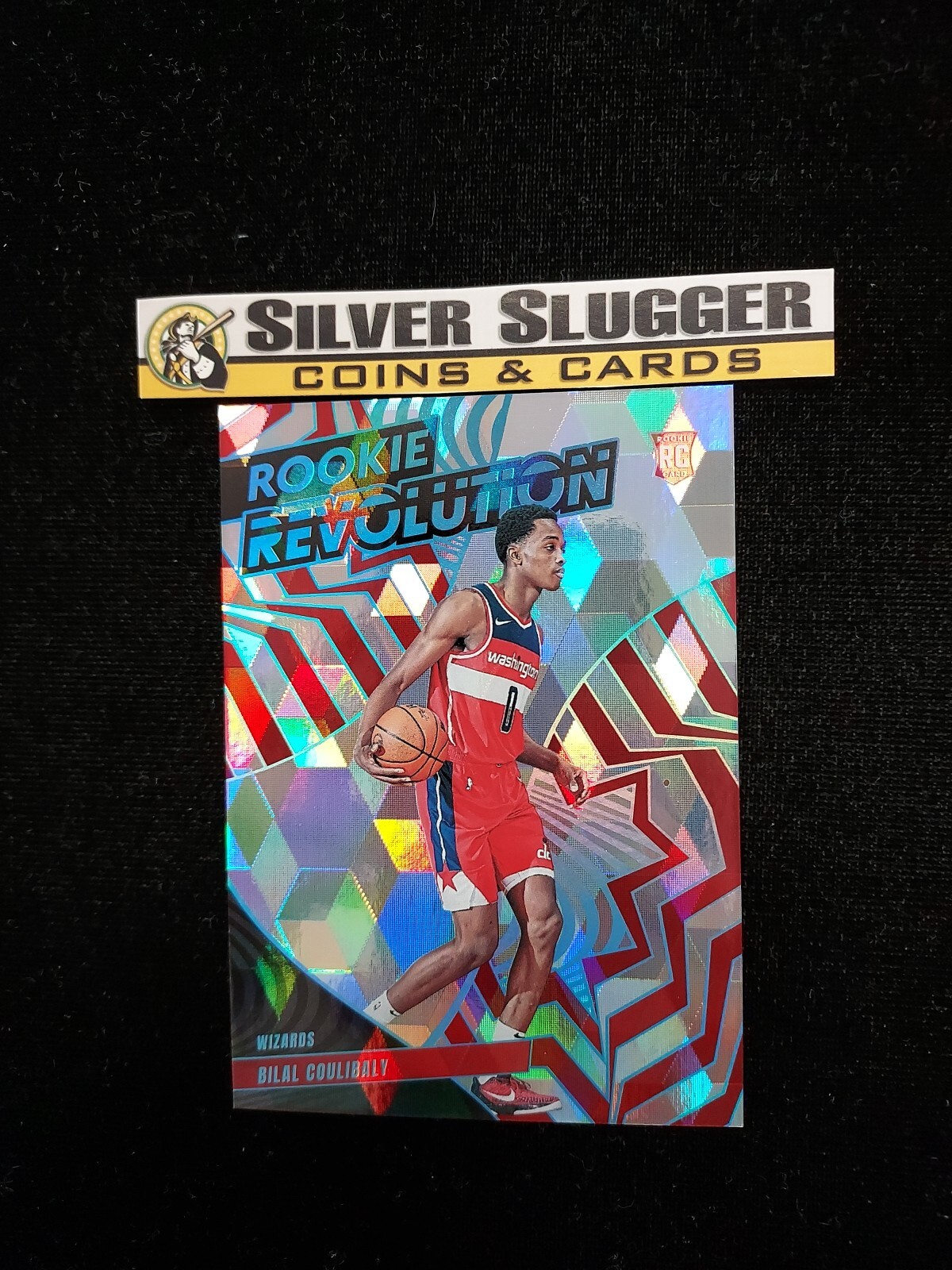 2023-24 Bilal Coulibaly Panini Rookie Revolution Cubic /50 #20 RC Rookie Wizards