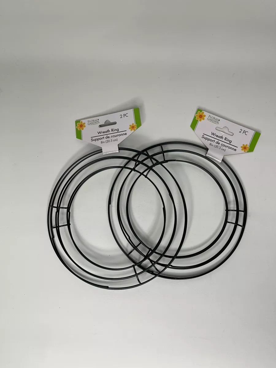 Floral wire wreath rings sale
