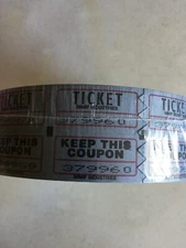 Double Raffle Ticket Roll - 2,000 tickets total MMF industries 215000247 - Blue