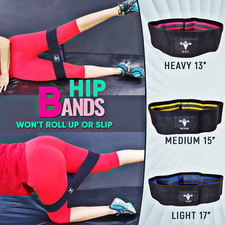 Resistance Hip Circle Bands Home Gym Exercise Glutes Bands Booty Thighs Legs US