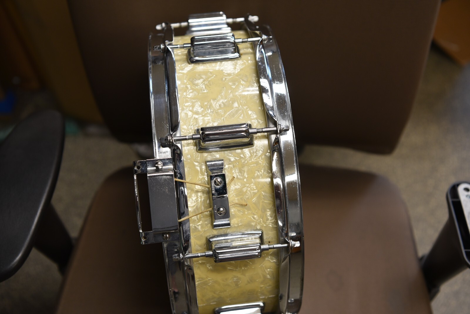 Rogers Wood Dynasonic 1969 - White Marine Pearl