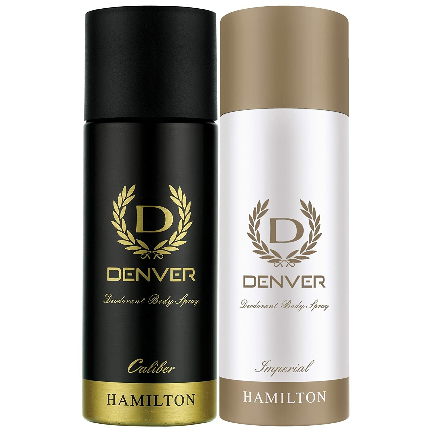 Denver Deo Combo, Calibre and Imperial, 165ml Body Spray (Pack of 2) Free Ship