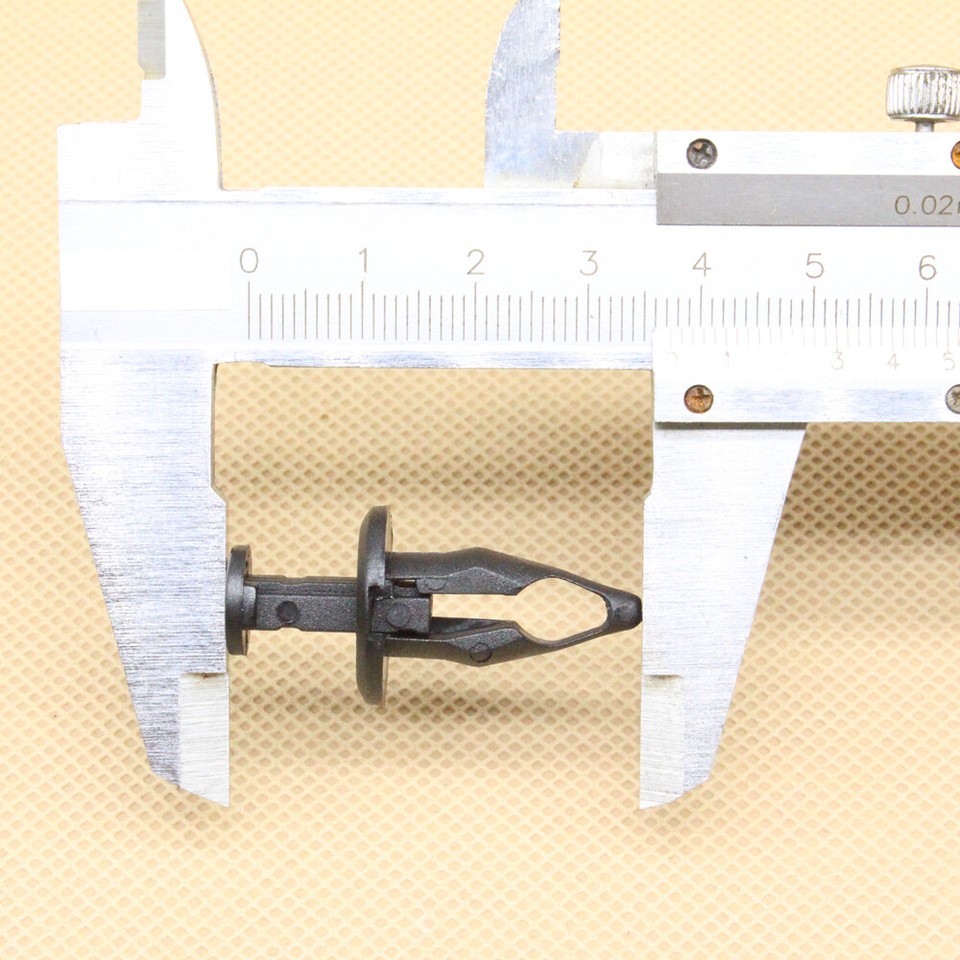 Purchase SET OF 50 OEM Bumper Clips For Nissan Fender Push Type Fascia Retainer Fastener In - Foto 5