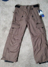 Iceburg Outerwear Brown Snow Pants Snowboard Ski Youth L 16/18 NWT