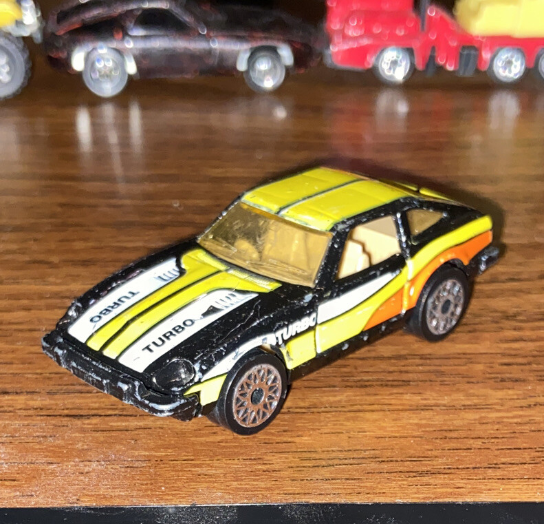 Vintage 1982 Matchbox Datsun 280 ZX 2+2 Sports Car Black Gold Rare