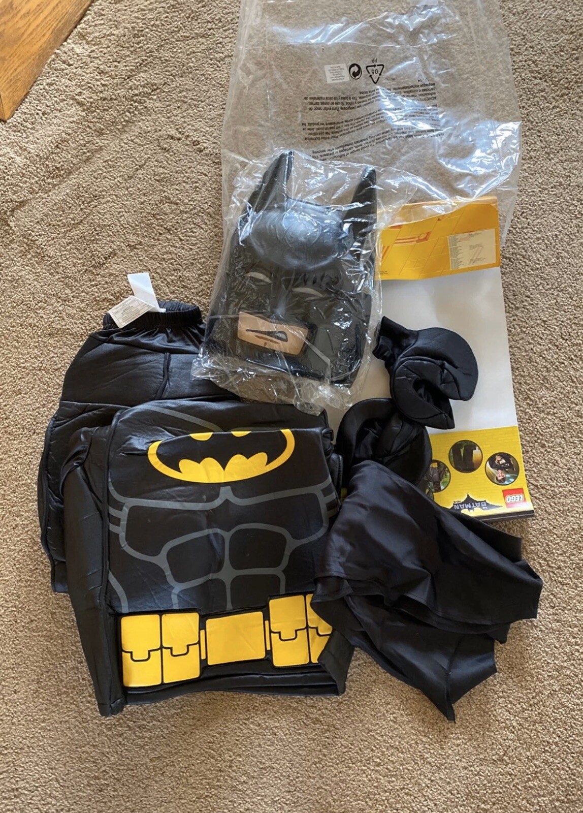 boys lego batman costume