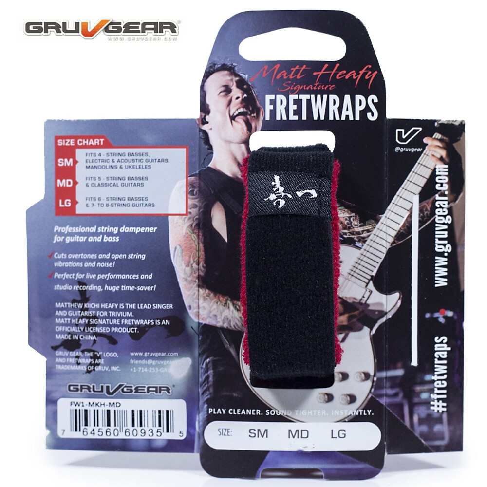 Gruv Gear Fretwraps Matthew Kiichi Heafy Signature Edition Small Fw1 Mkh Sm Ebay