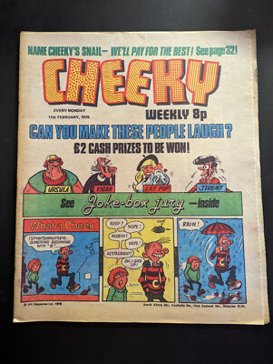 Cheeky Weekly Comic, 11th February 1978