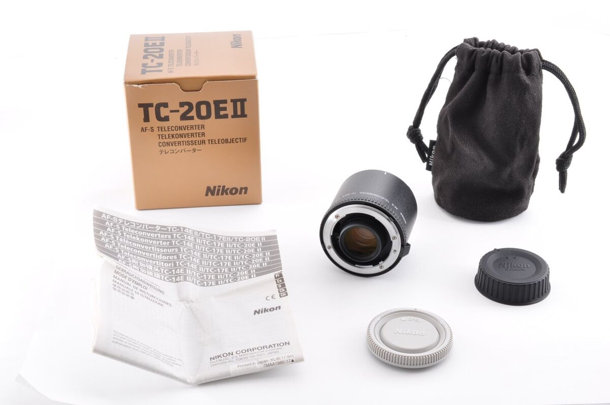 Nikon AF-S Teleconverter TC-20E ii 2x Near Mint from Japan Nikon AF-S Teleconverter TC-20E ii 2x Near Mint from Japan