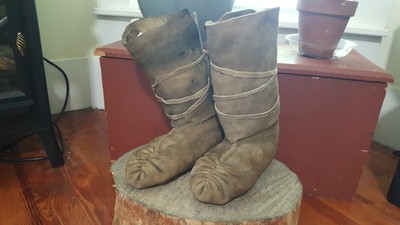 mountain man knee high moccasins