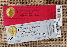 US History Memorabilia- 55th Presidential Inauguration Tickets - RARE