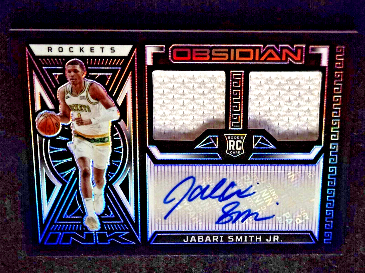 Panini Obsidian Zion rc Purple75シリ 2022-23 Panini Obsidian - Rookie Jersey Ink Jabari Smith Jr
