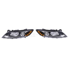 For 2011-2013 Kia Optima Black Halogen Headlights Assembly Pair Leftright