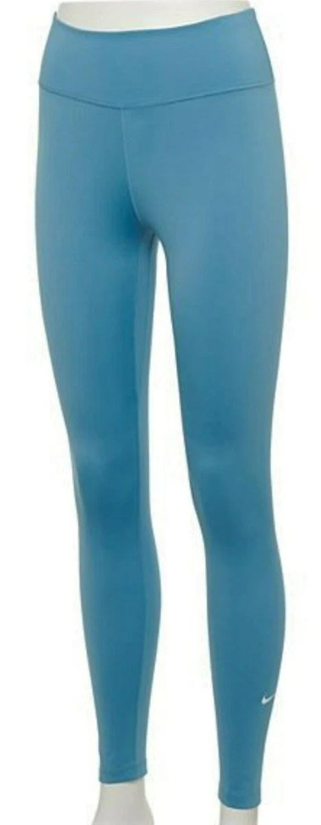 NIKE One leggings NWT womens XXL short 2XL tight fit cerulean blue