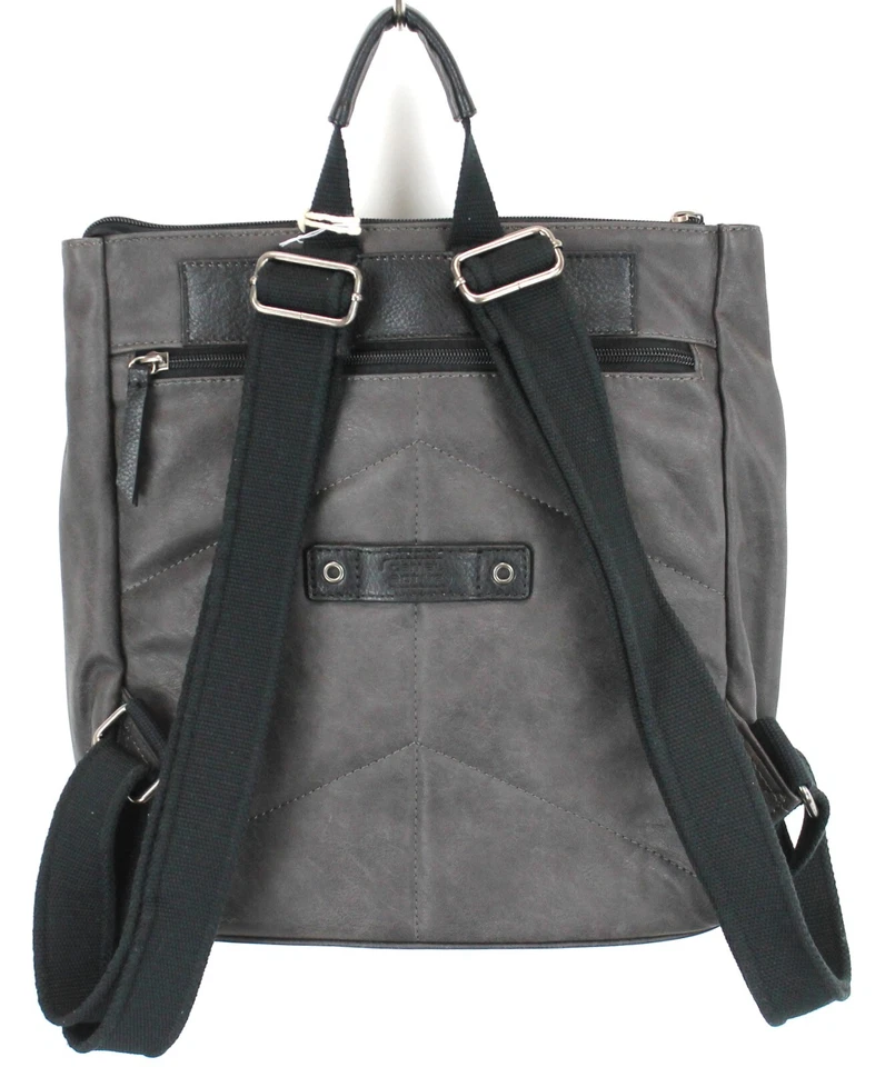 Camel Active Tasche Damen Einheitsgröße Rucksack Reißverschluss Grau - Bild 2 von 4